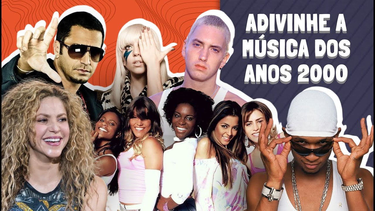 ADIVINHE AS M&Uacute;SICAS DOS ANOS 2000🎶  (QUIZ DE M&Uacute;SICA)