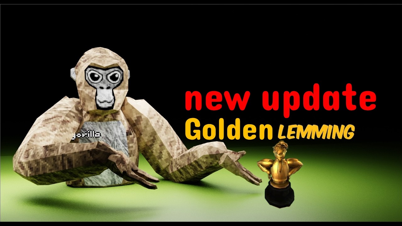 Find All Golden Lemming Statues! + New Gorilla Tag Update
