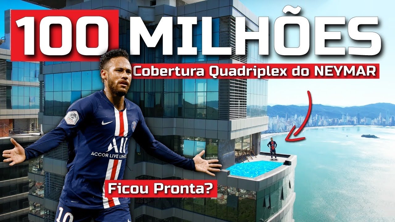 Nova Cobertura Quadriplex de 100 Milhões do NEYMAR em Balneário Camboriú
