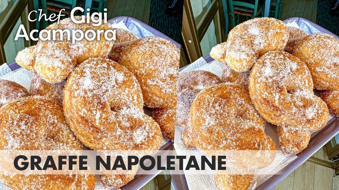 GRAFFE NAPOLETANE SENZA PATATE - La mia Ricetta facile buona e veloce 🍩😍 #graffe #ricetta #foodie