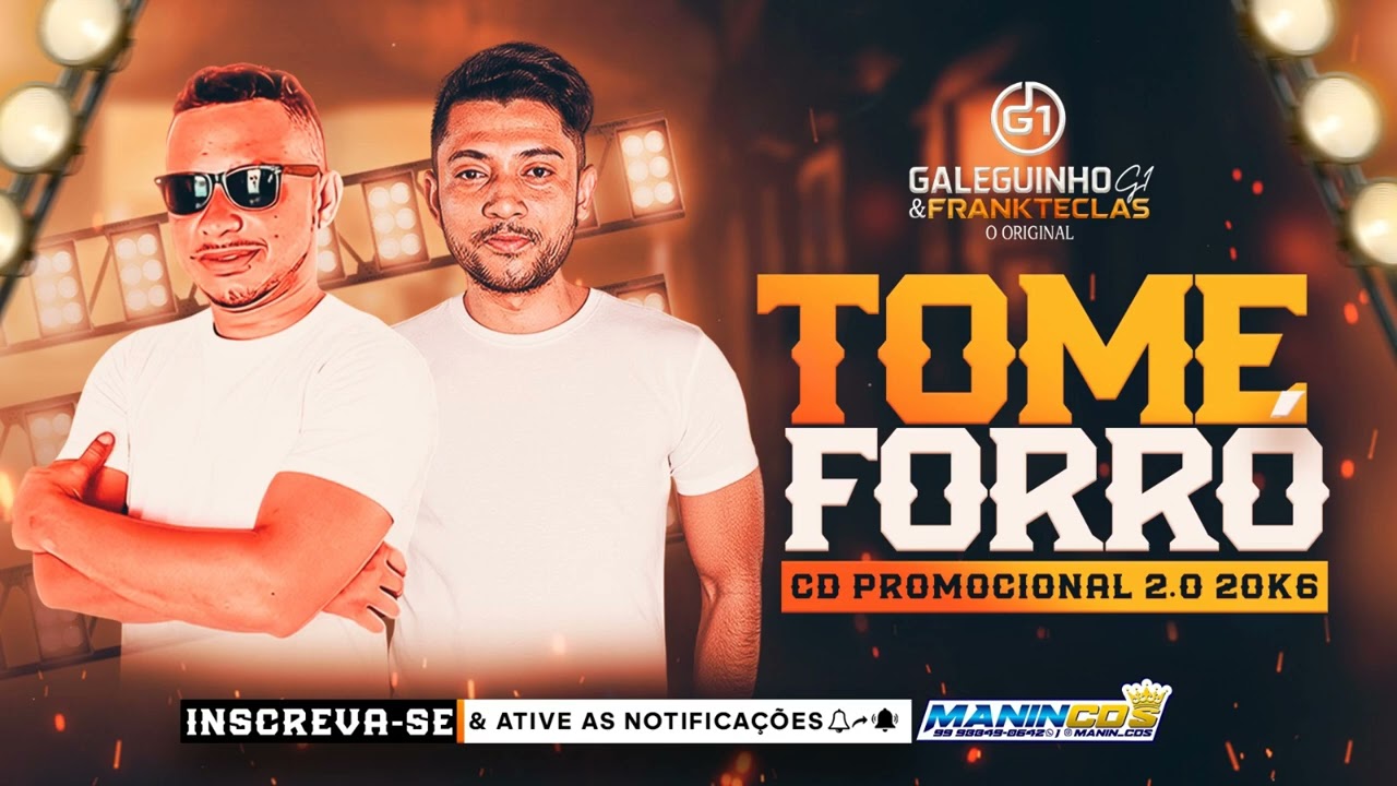 GALEGUINHO G1 E FRANK TECLAS - CD JANEIRO 2026 - Manin CDs