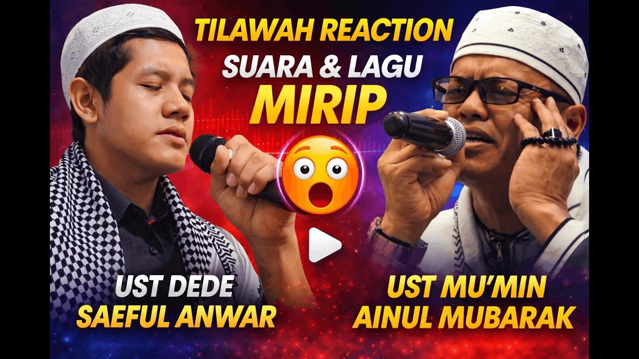 Ust Dede Saeful Anwar Mirip Ust Mu'min Ainul Mubarak? Reaction Tilawah Paling Ditunggu!