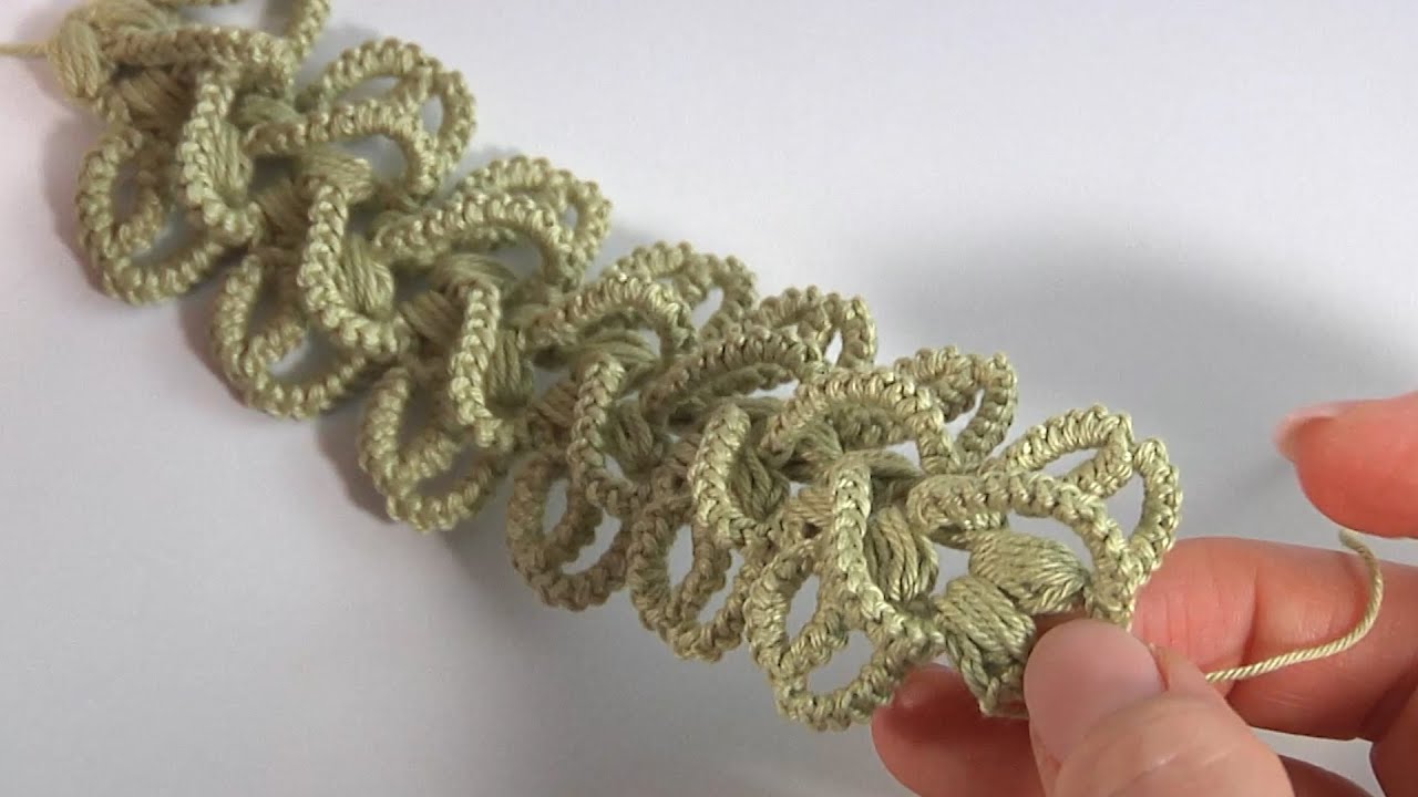 Ух ты!!! Красивый и уникальный узор для вязания крючком кружева/3D-узор для вязания крючком лент/...