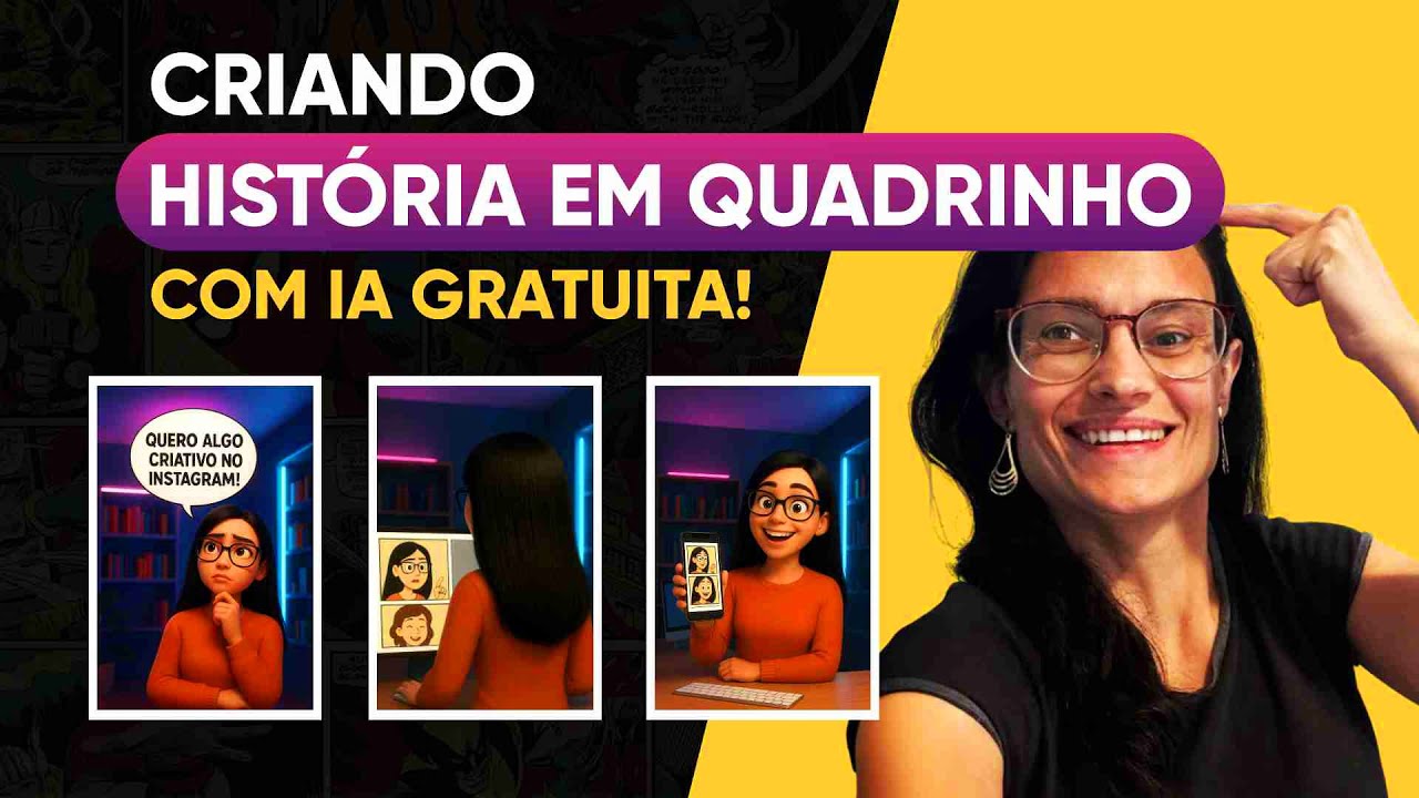 Como Criar Histórias em Quadrinho COM IA (Grátis)