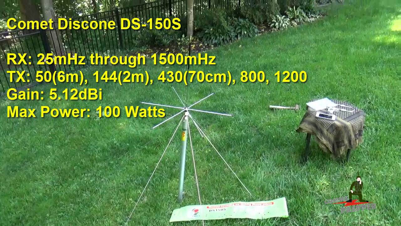 Perfect Prepper Base Antenna - The Discone Antenna