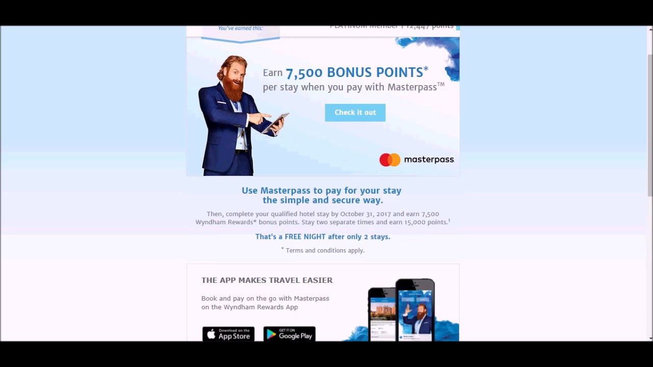 Wyndham Rewards 7500 Points Per Stay