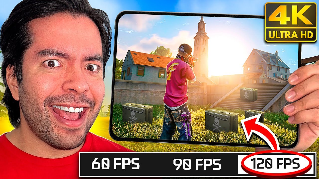 I TRIED FREE FIRE at 120 FPS 4K for the FIRST TIME! #antronixxg #fy #garena