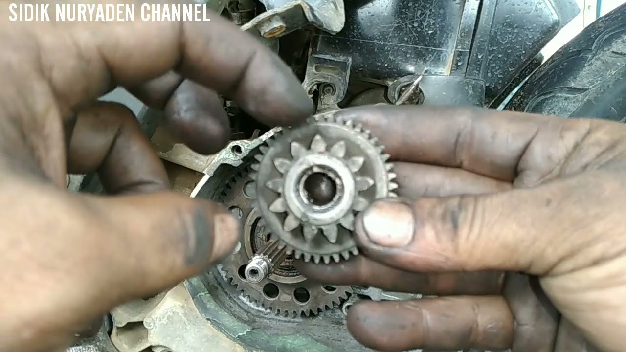 CARA MENGATASI/MEMPERBAIKI STARTER YAMAHA MIO,FINO KARBU BUNYI NGOK KASAR NGELOS SUSAH HIDUP.