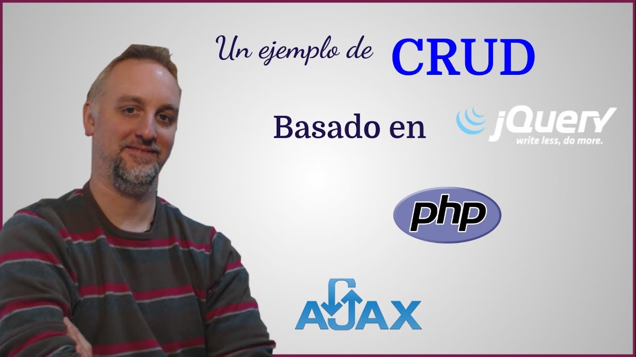 Ejemplo de un CRUD usando PHP, jQuery y Ajax