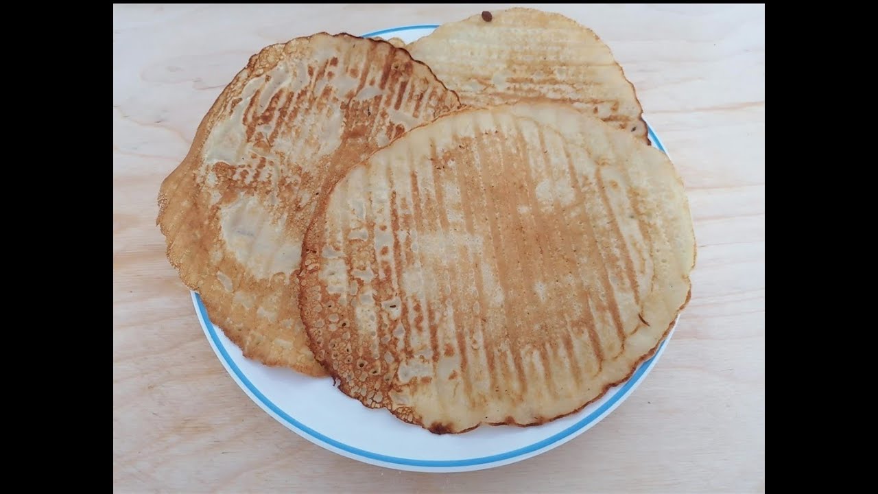 How to make waffles without waffle iron.Easy Recipe.