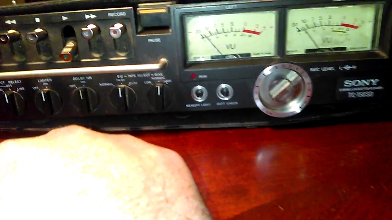 Sony tc-158sd stereo cassette corder