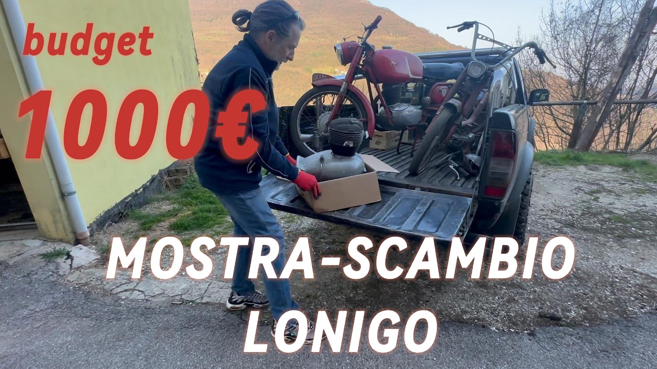 GOLDEN DEALS AT THE LONIGO EXCHANGE SHOW, BUDGET OF 1000 EURO FOR THE RED GILERA 150 SUPER SPORT E.