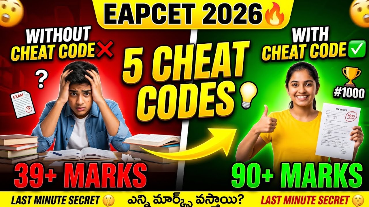Cheat Codes for eamcet 2026|TS/AP  Eamcet 2026 |TG EAPCET 2026|AP EAMCET 2026|#cheatcode #eamcet2026