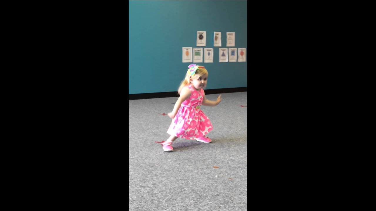 Audrey walking like an Egyptian!!