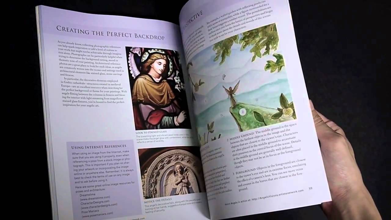 Angelic Visions: Create Fantasy Art Angels With Watercolor, Ink and Colored Pencil