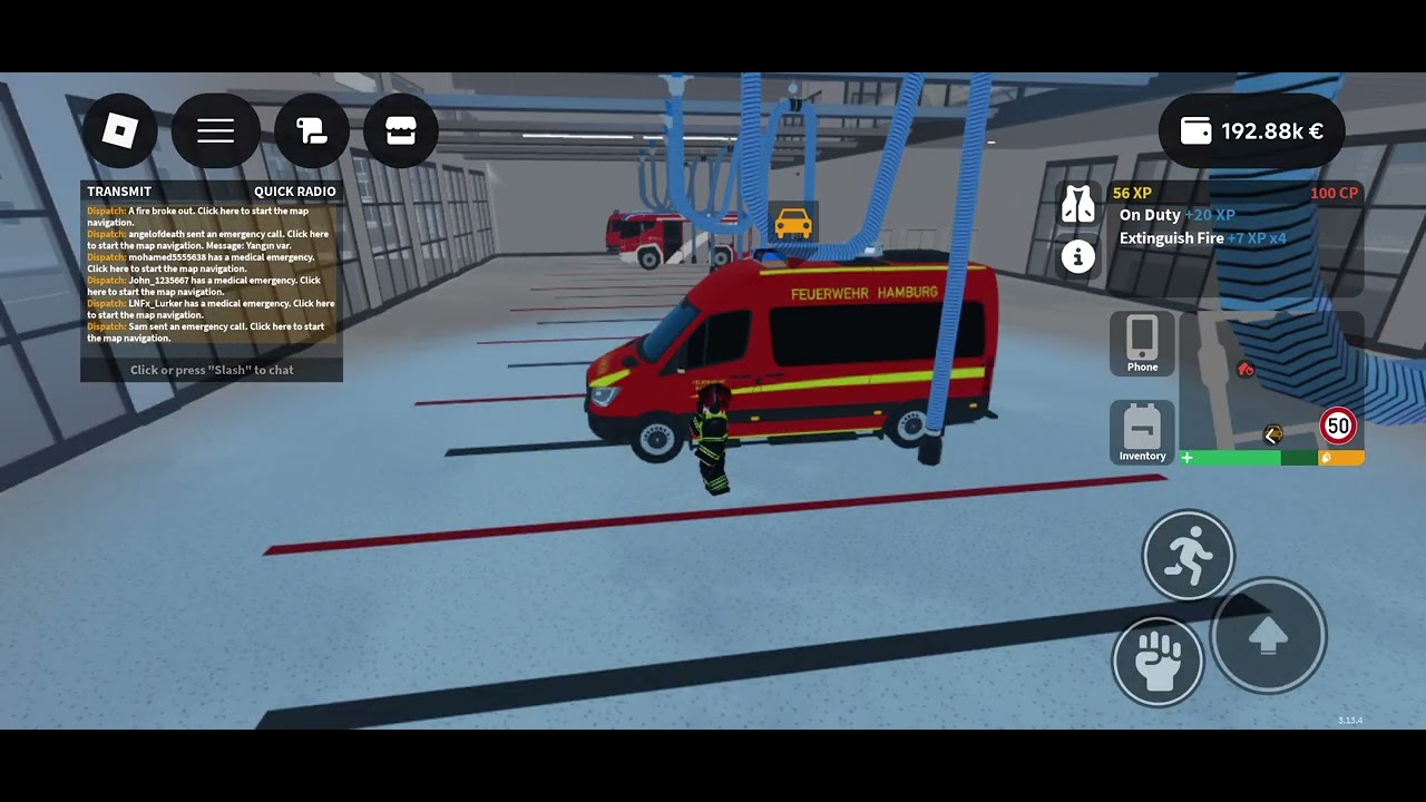 A day of a life of an firefighter in Emergency Hamburg. #roblox #firefighter #respect #emergency.
