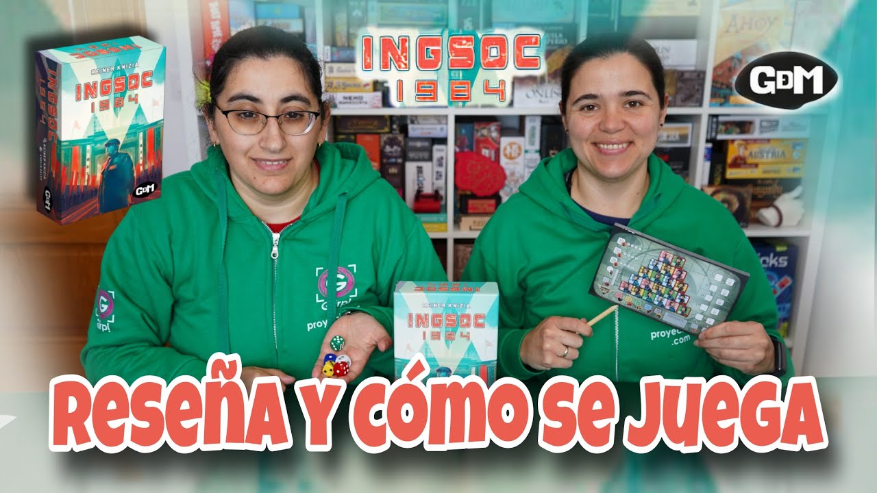 INGSOC 1984. Cómo se juega y reseña completa al Roll&Write de 1984