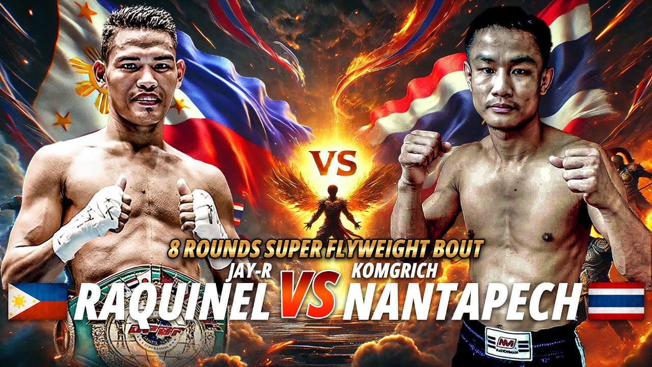 Jay R Raquinel 🇵🇭 VS Komgrich Nantapech 🇹🇭