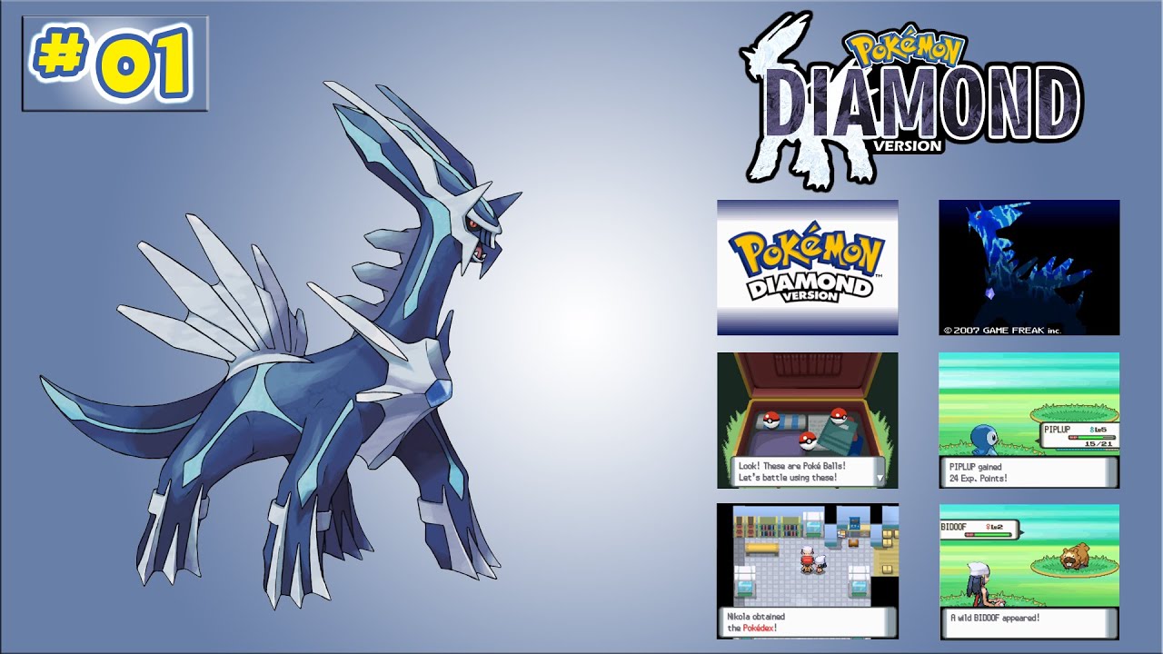 Pokemon Diamond Version Ep.01 - Enter The Sinnoh Region