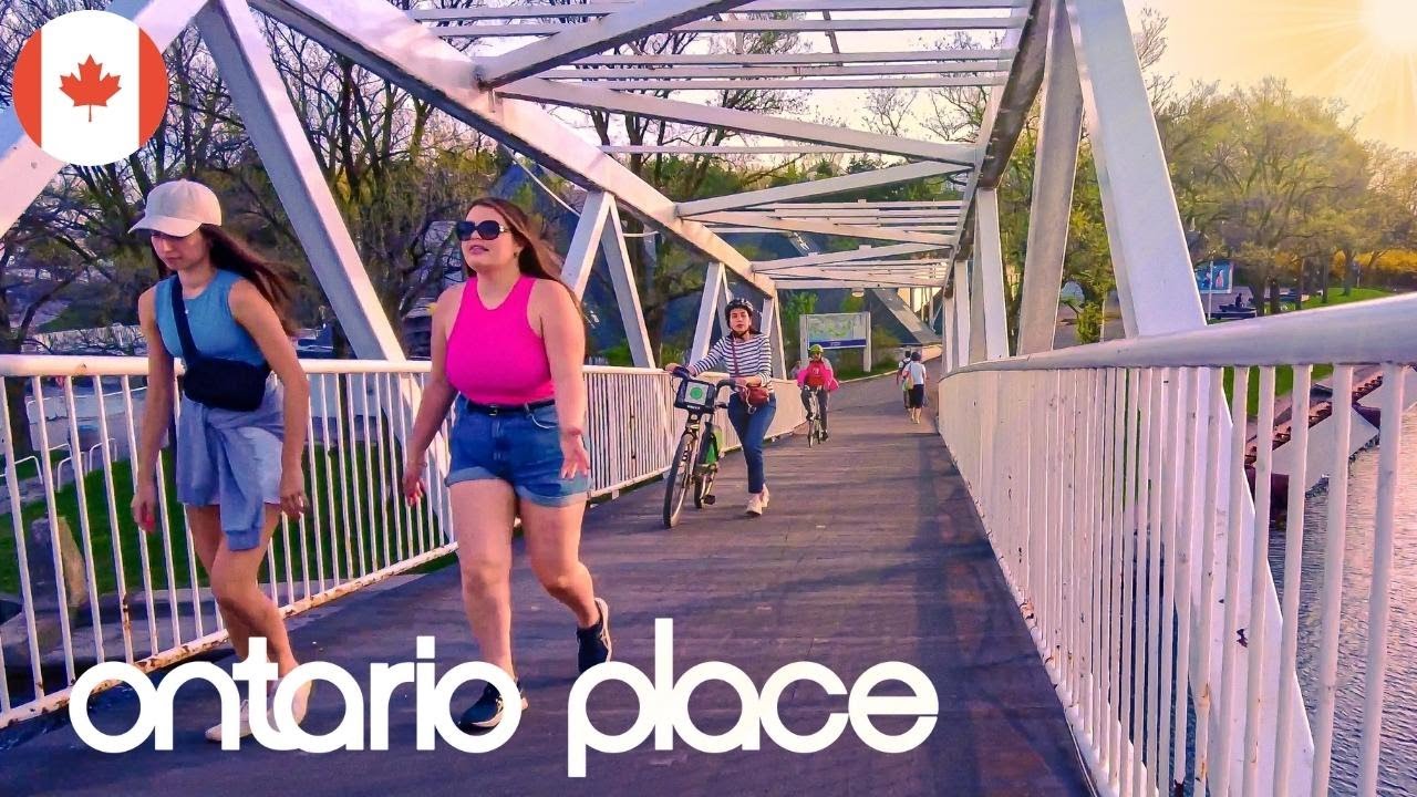 🔴 [4k] 🇨🇦 Toronto walk: Ontario Place, Budweiser Stage, Cirque du Soleil, Canada - May 13, 2022