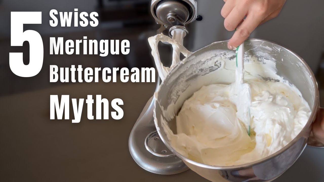 These are 5 Swiss Meringue Buttercream Myths you need to stop believing.
