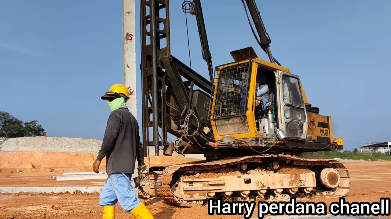 Hydraulic Pile Hammer EX200 piling works atau paku bumi