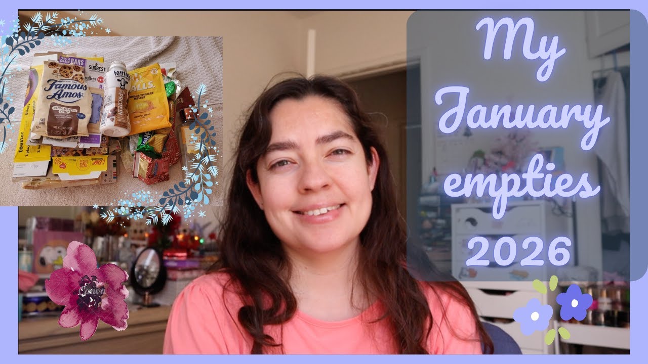 My January empties 2026 (Mostly food items😄)