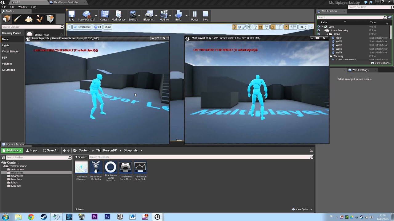 [UE4 - BP Tutorial] Multiplayer Session - Introduction [1/7]