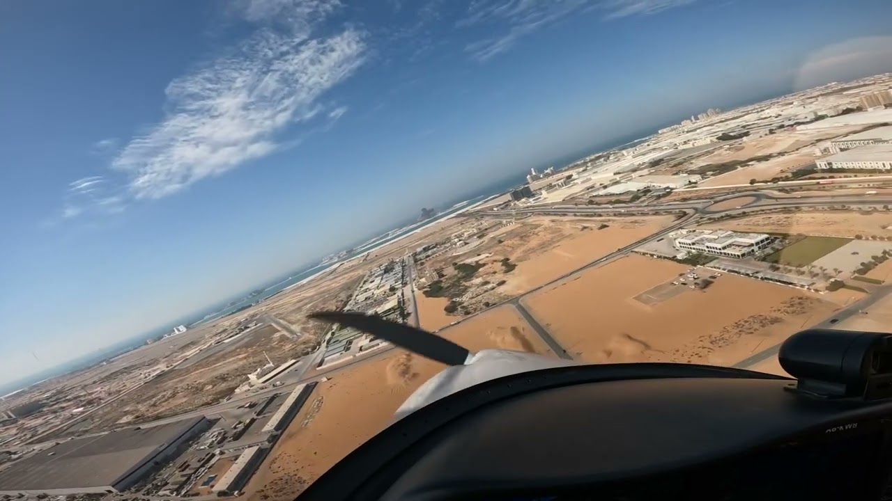 6. Emergency landing without engine power (throttle idle) on Airplane Tecnam P92 ECHO MKII A6-KWB