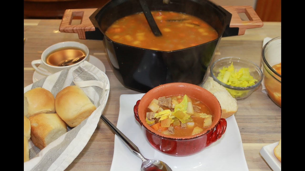 WINTER SOUP - Fresh Beef Soup - Bonita's Kitchen