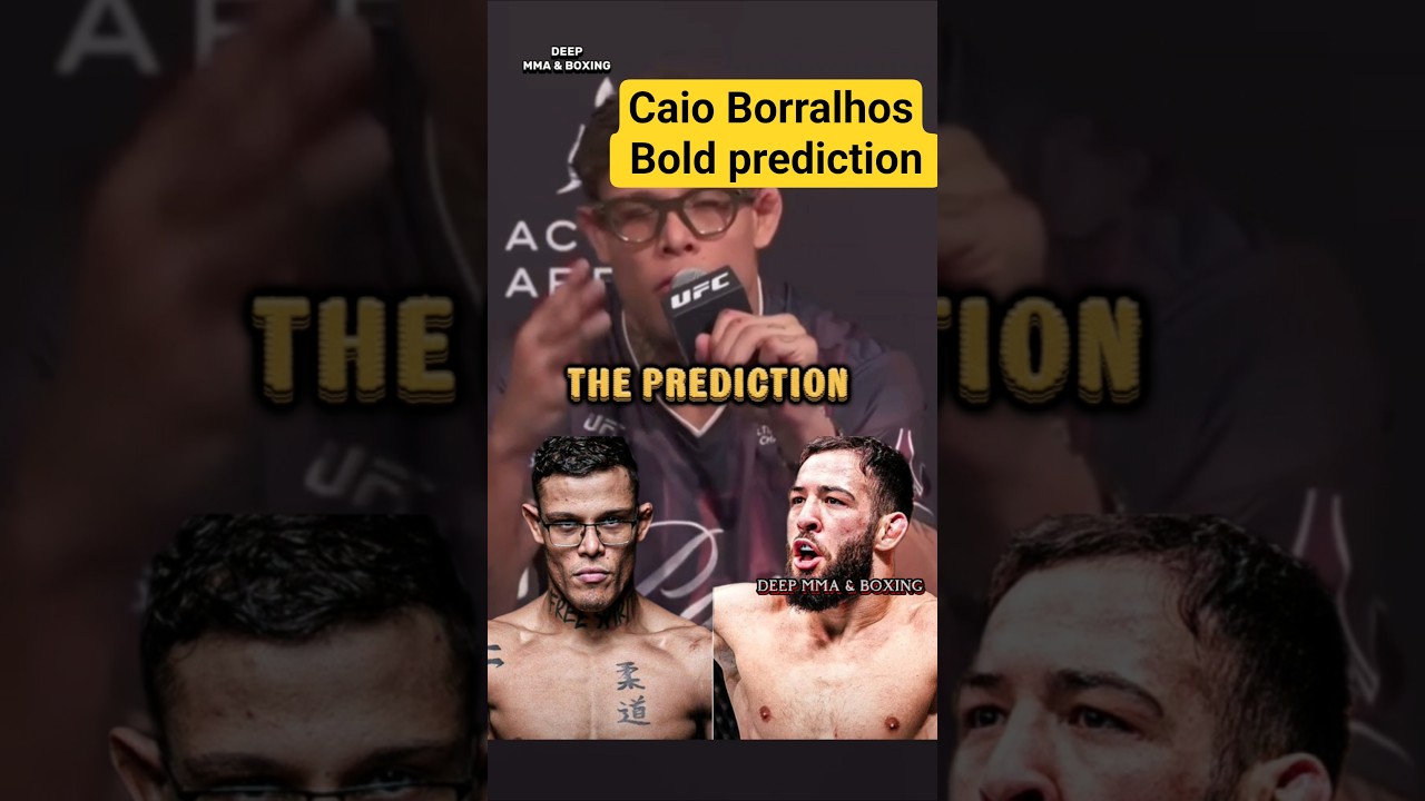 Caio Borralhos Bold prediction for UFC Paris against Nassourdine Imavov 