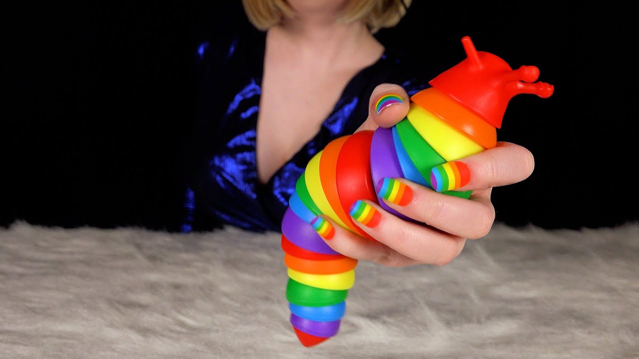ASMR - Sensory Slug ADHD Fidget Toy "No Talking"