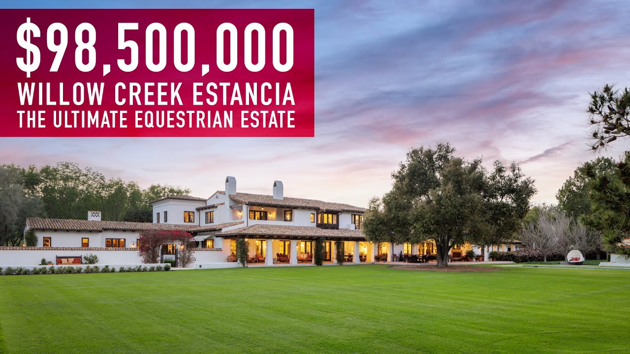 $98,500,000 Rancho Santa Fe Equestrian Estate | Willow Creek Estancia