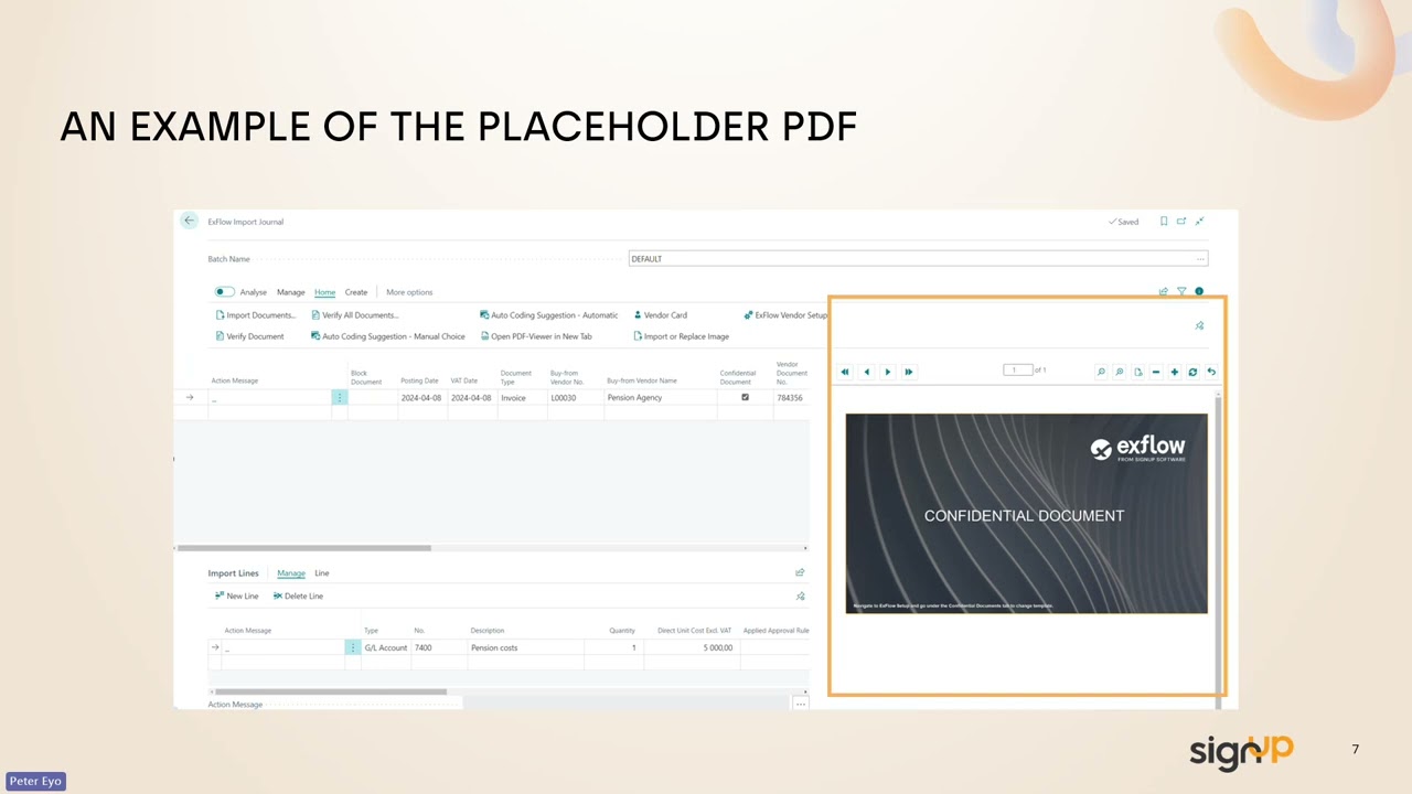 Зимняя информационная сессия: ExFlow AP: Работа с конфиденциальными документами