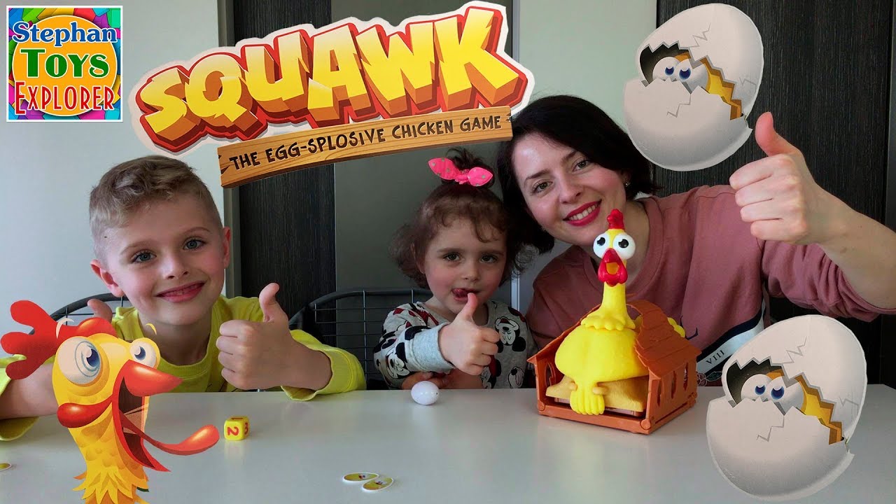 ИГРА: (Шальная Курица)! Куриное Безумие Уже Близко. // Squawk The Egg-Splosive Chicken Game Unboxing