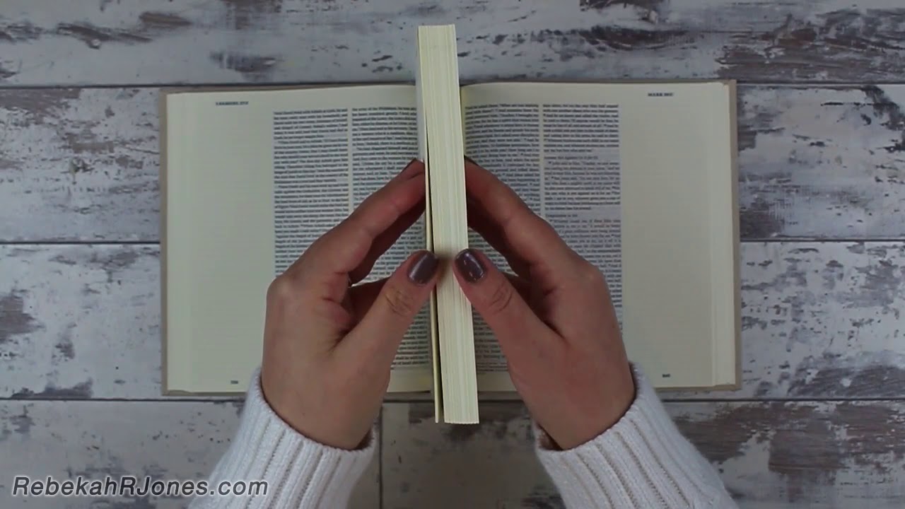 How To Break In A Bible Properly