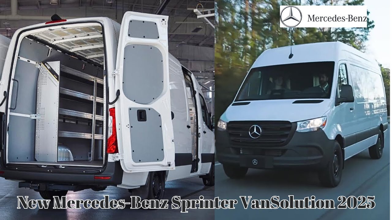 Racking Solutions for Cargo Vans | Mercedes-Benz Sprinter VanSolution 2025 Introduced