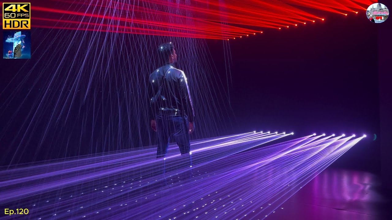 Mahanakhon SkyVerse ศิลปะสุดสร้างสรรค์คล้าย TeamLab 4K HDR 60fps Thailand