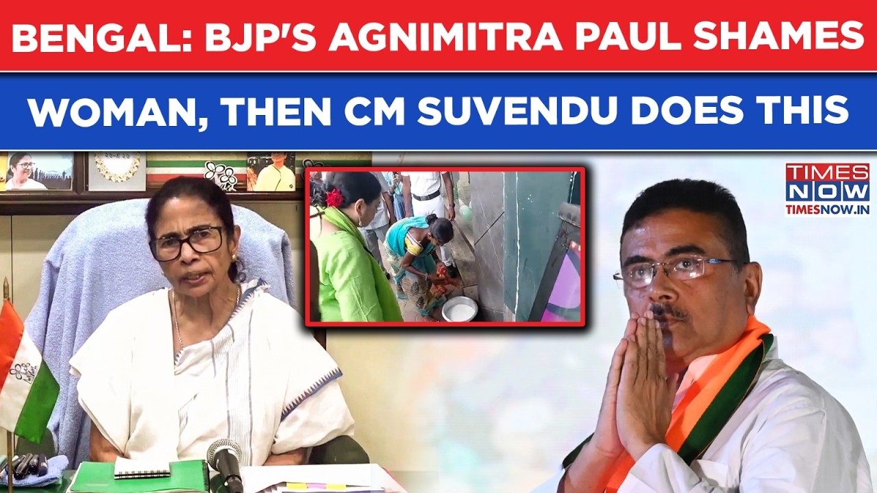 Bengal: BJP&rsquo;s Agnimitra Paul Shames Woman On Footpath, Then CM Suvendu Does This As Mamata Promises