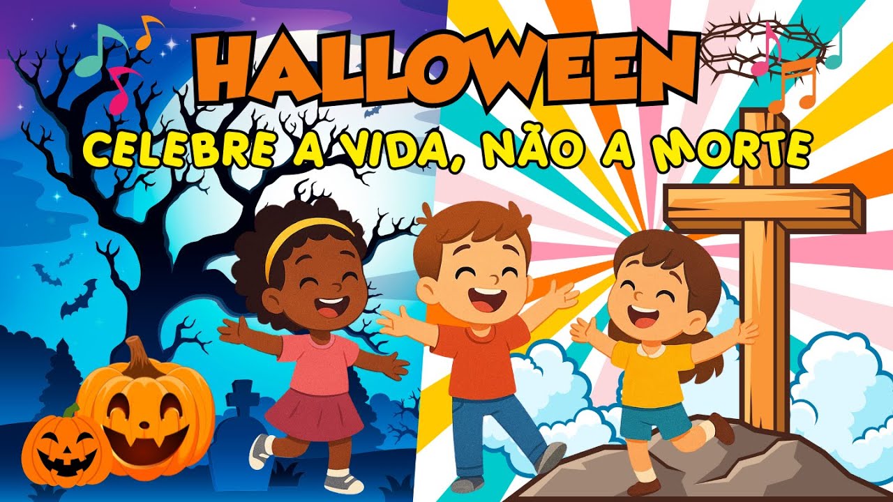 Música de Halloween: Celebre a Vida, e Não a Morte! 🎵 | Música Cristã Infantil