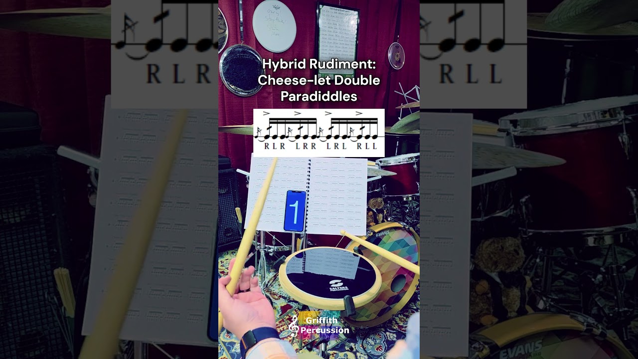 Double Paradiddle Variation - Hybrid Rudiment #drums