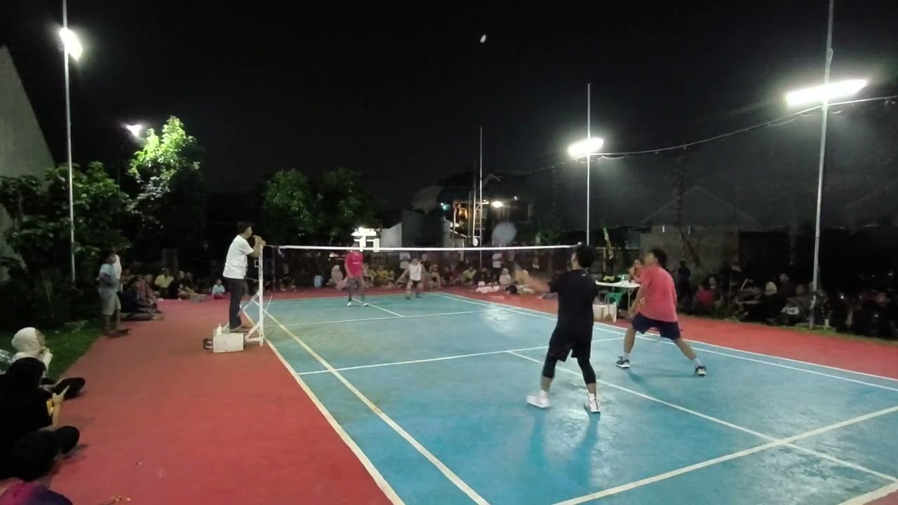Ganda Putra RT 02 (Deni/Jefre) VS RT 04 (Agus/Fauzi) #badminton #bulutangkis #17agustus #gandaputra 
