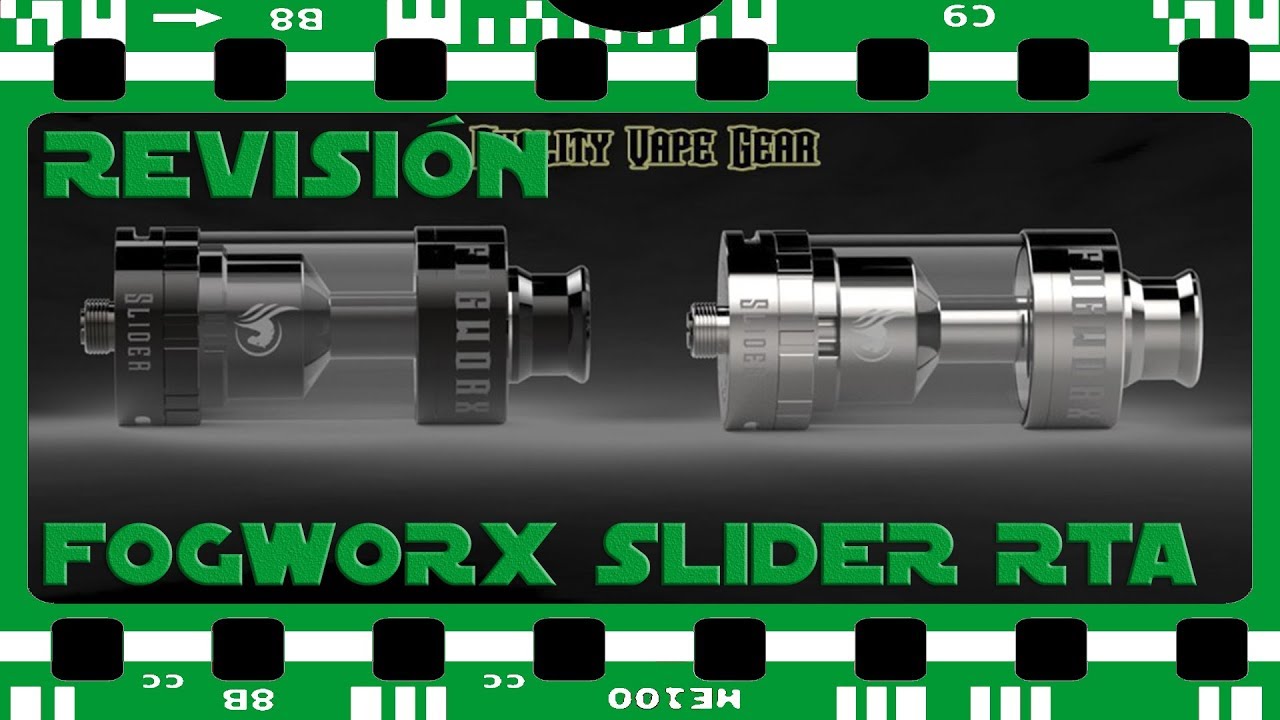 Atomizador RTA FOGWORX SLIDER / un GRAN single coil.