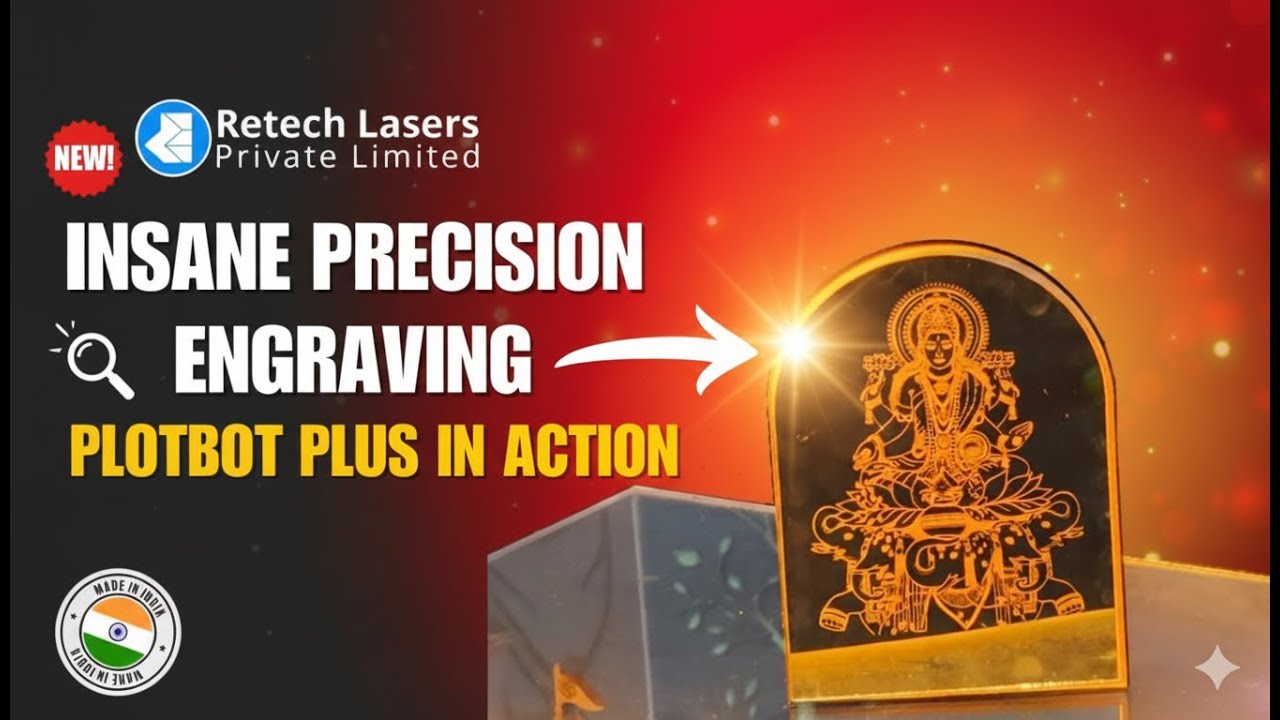 Precision Engraving with Plotbot Plus | Clean & Detailed Results | Laser Cutting Machine
