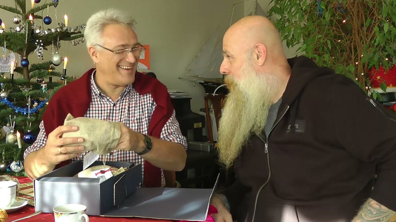 Besuch von Renato aus der Schweiz sowie Wolfram und Sina aus dem Elsass mit neuen Pfeifen im Gepäck