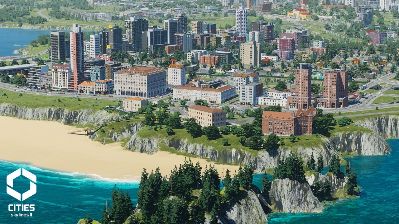 Европейский проект в американском городе | Cities Skylines 2