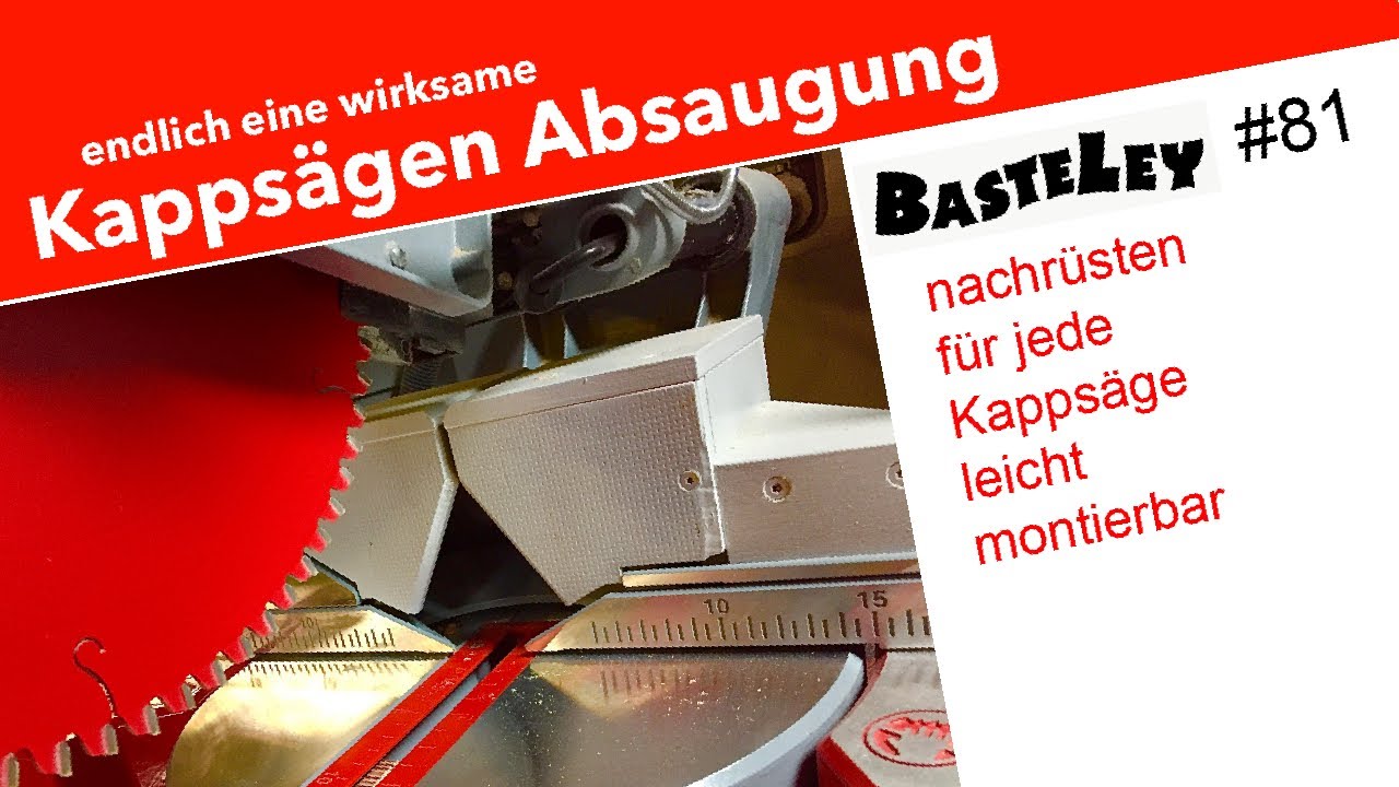 Kappsäge Absaugung #81