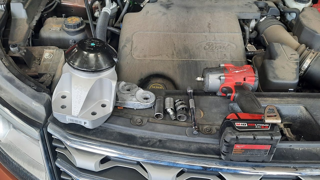 Замена верхней опоры двигателя | Ford Explorer 3.5L/3.7L 2011-2019