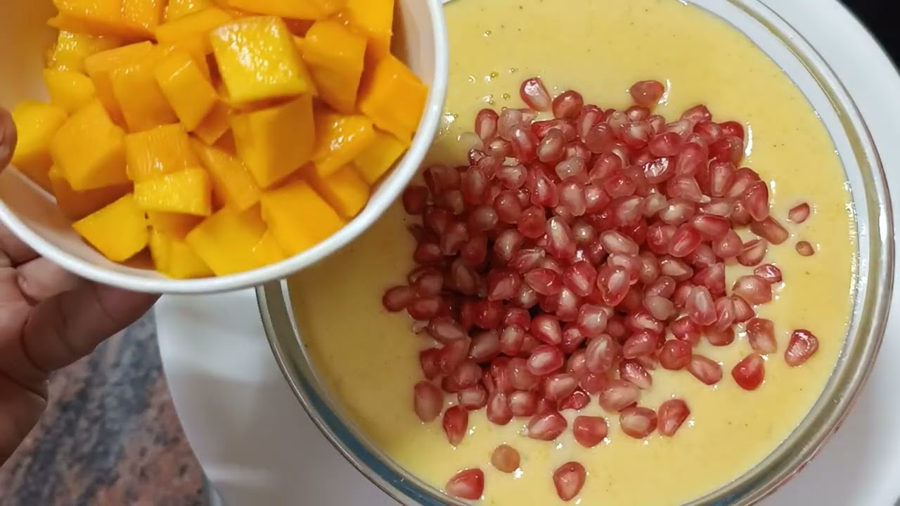 Fruits custard|Ramazan|iftar dessert|healthy fruit recipe|special