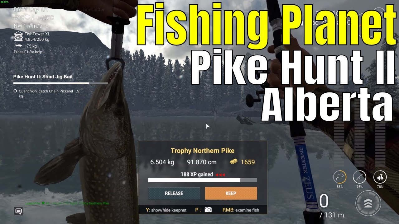 Fishing Planet | Pike hunt II: shad jig bait, Alberta